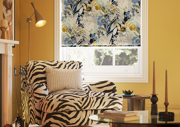 Bali, Navy - Roman Blind - Image 5
